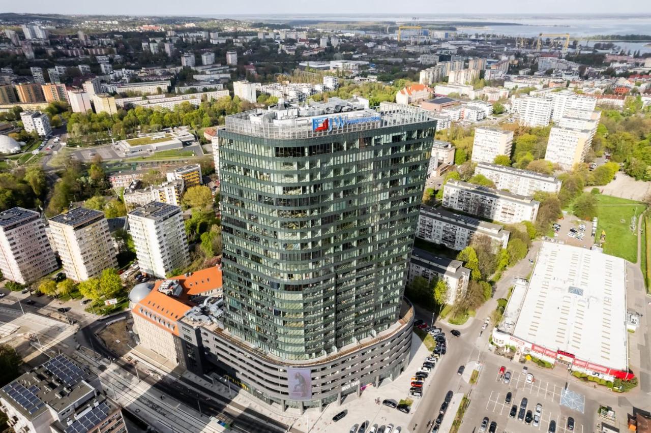 Hanza Tower Gold Щецин Екстер'єр фото
